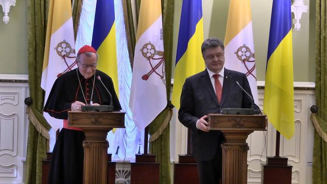 Кардинал П’єтро Паролін зустрівся з Президентом України