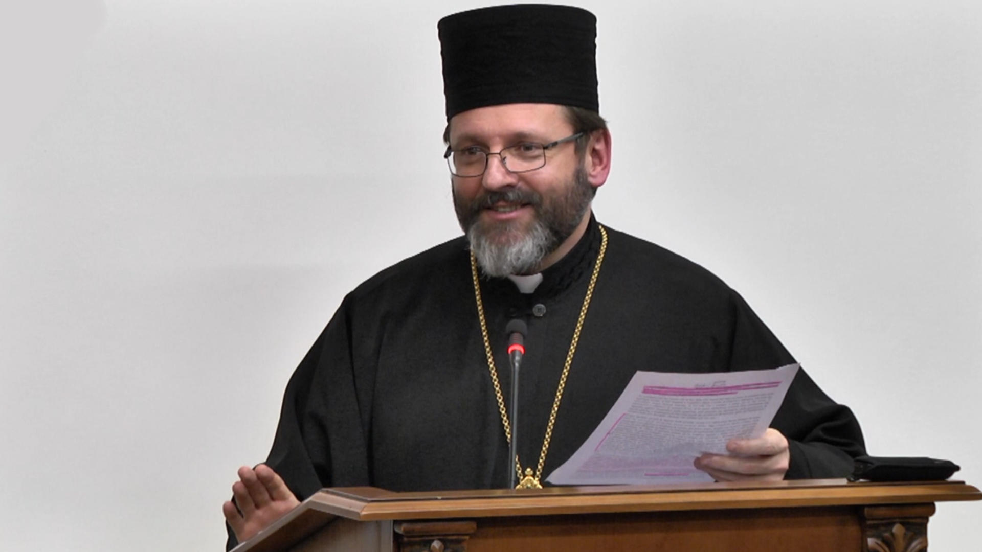 Sua Beatitudine SVIATOSLAV. «La difesa della dignità della persona nei Paesi post-comunisti» 