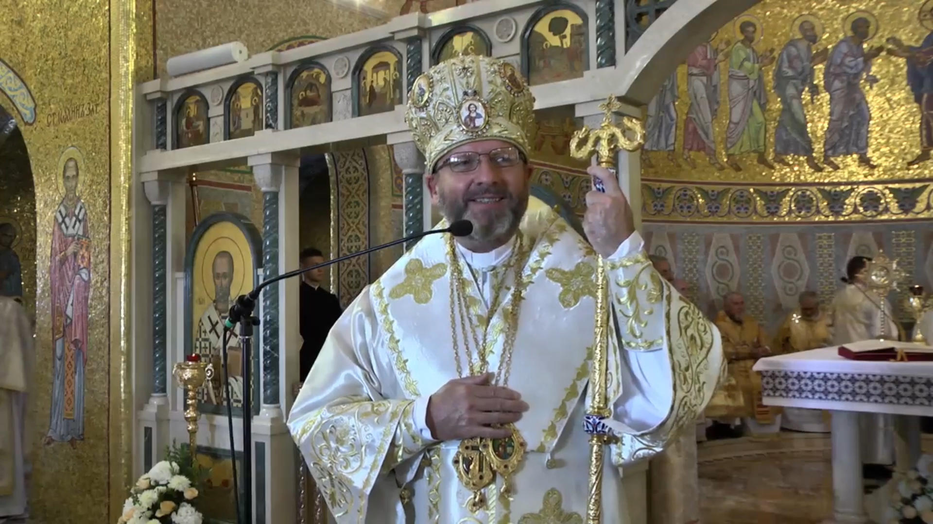 Проповідь Блаженнішого Святослава у соборі Святої Софії в Римі