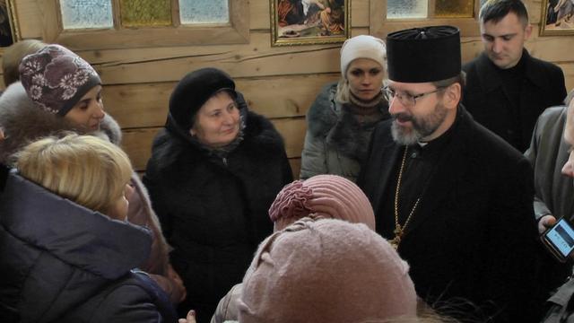 Блаженніший Святослав зустрівся з вірянами у Краматорську 