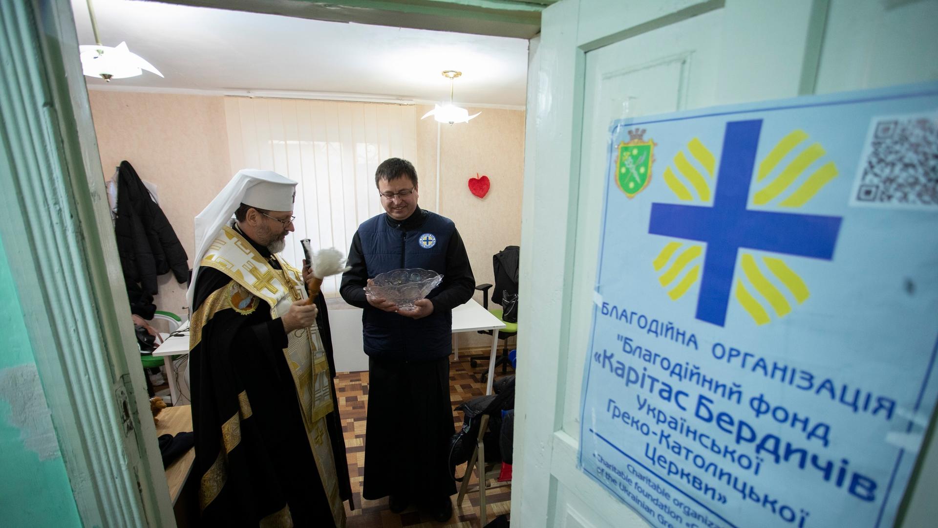 Блаженніший Святослав освятив Духовно-соціальний центр Благодійного фонду «Карітас Бердичів УГКЦ»