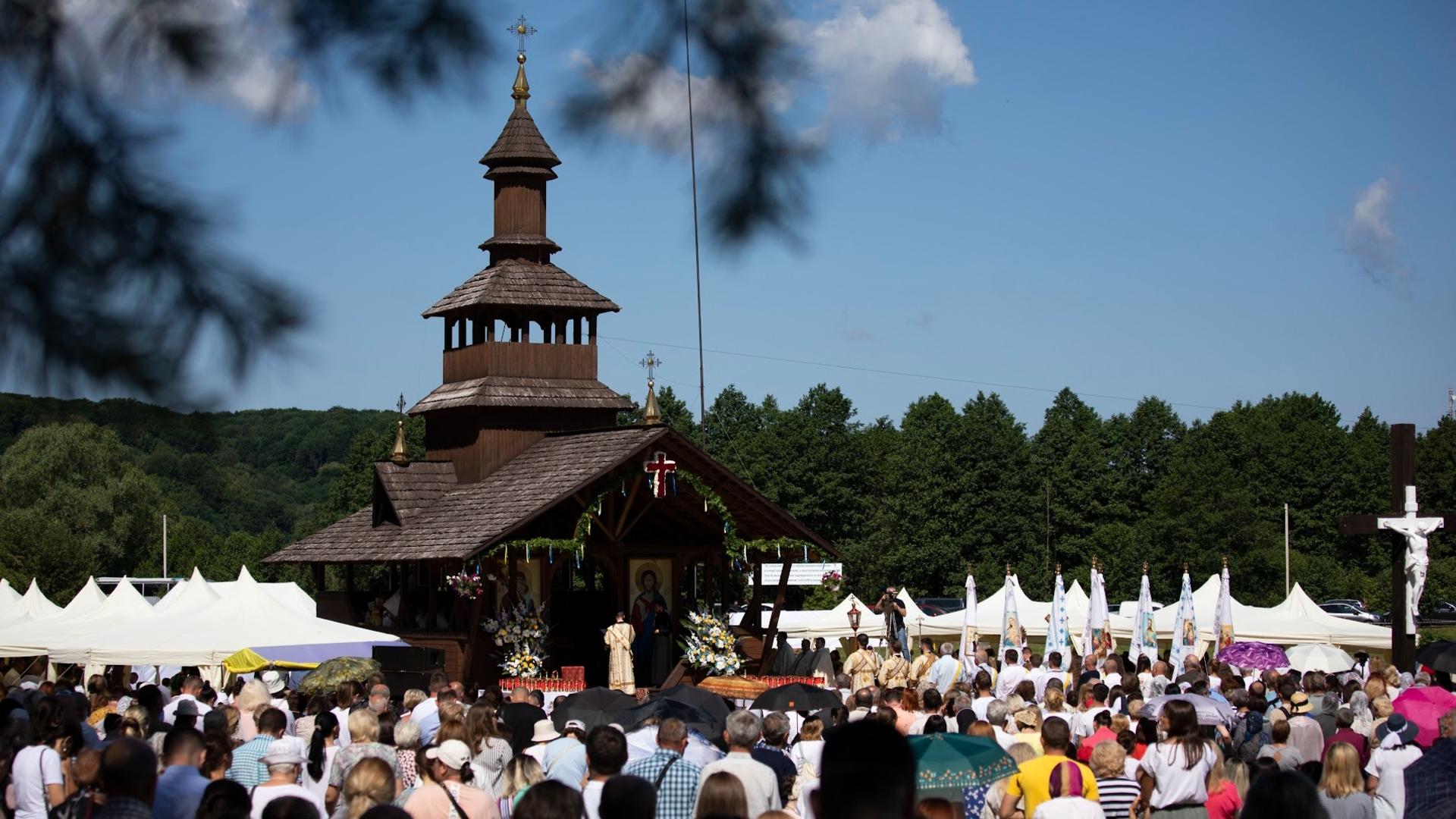 Божественна Літургія під час прощі до Страдчу