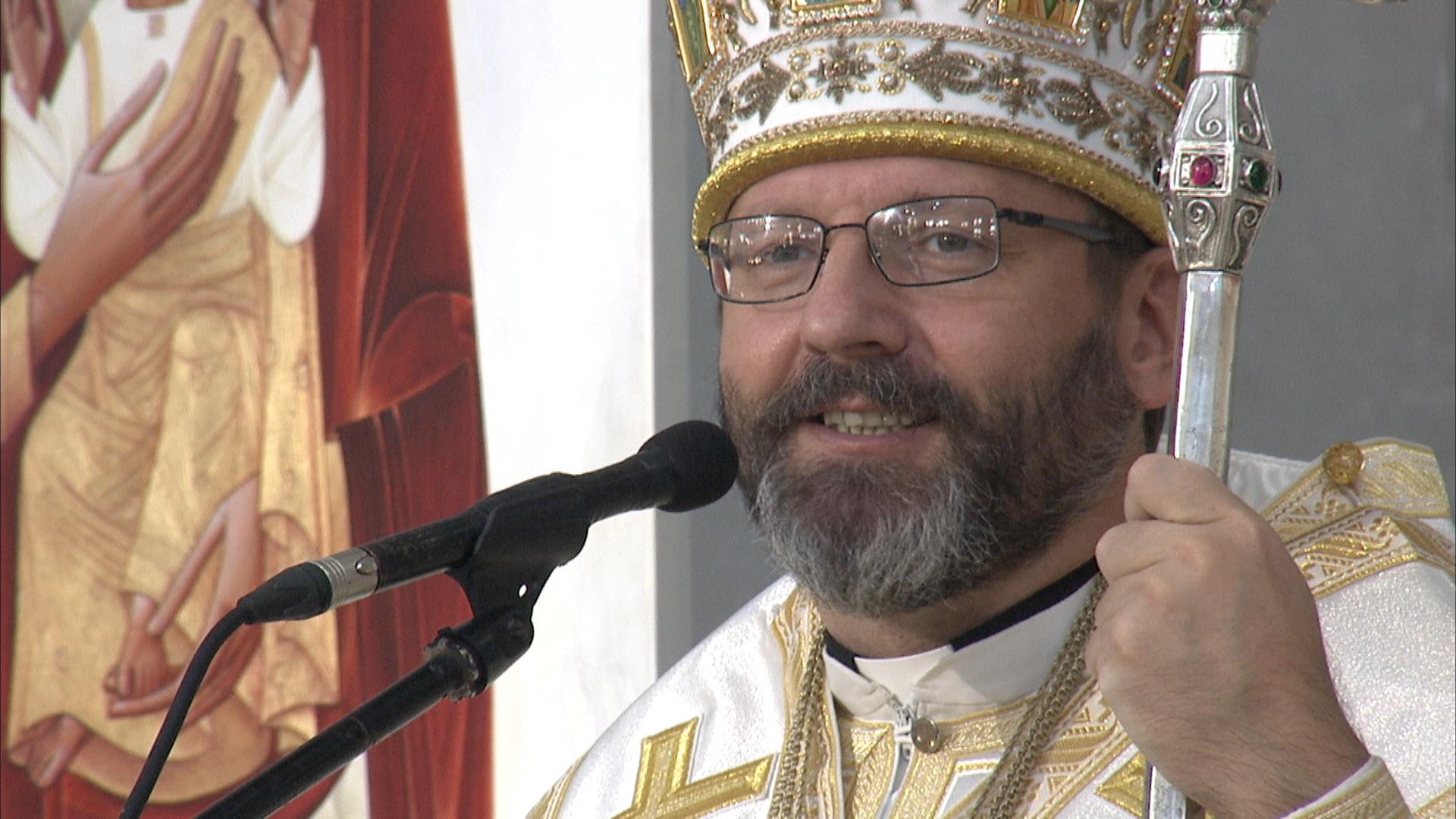 Проповідь Блаженнішого Святослава у новоосвяченій церкві Храм Святої Софії — Премудрості Божої 