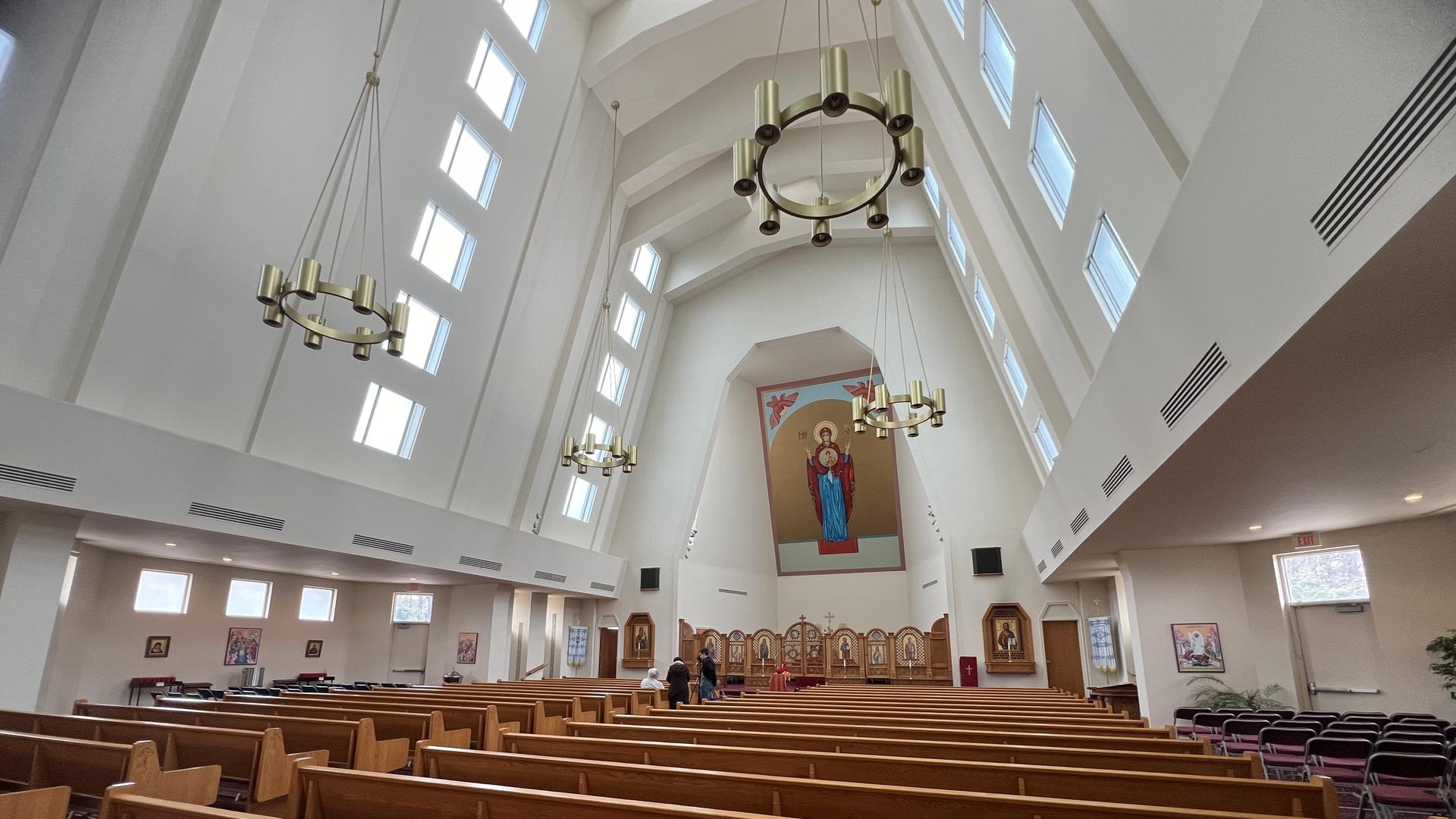 Божественна Літургія в Українському католицькому крайовому соборі Пресвятої родини 