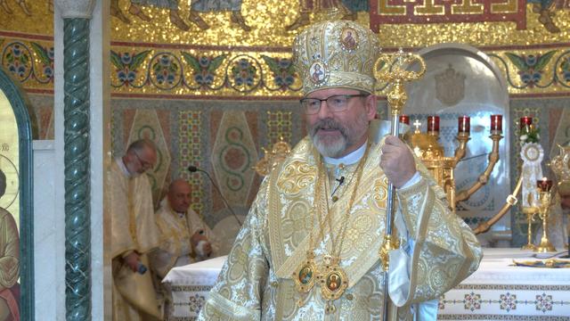 Проповідь Блаженнішого Святослава у соборі Святої Софії у Римі