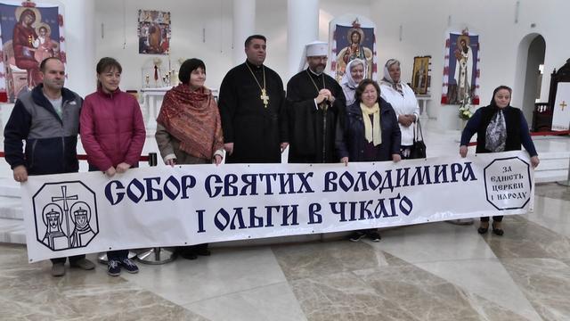 Громада парафії Святих Володимира та Ольги з Чикаго відвідали Патріарший собор у Києві