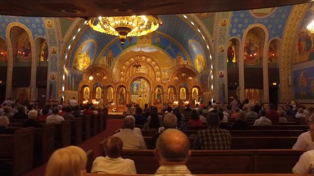 Божественна Літургія у храмі Святих Володимира і Ольги в Чикаґо 