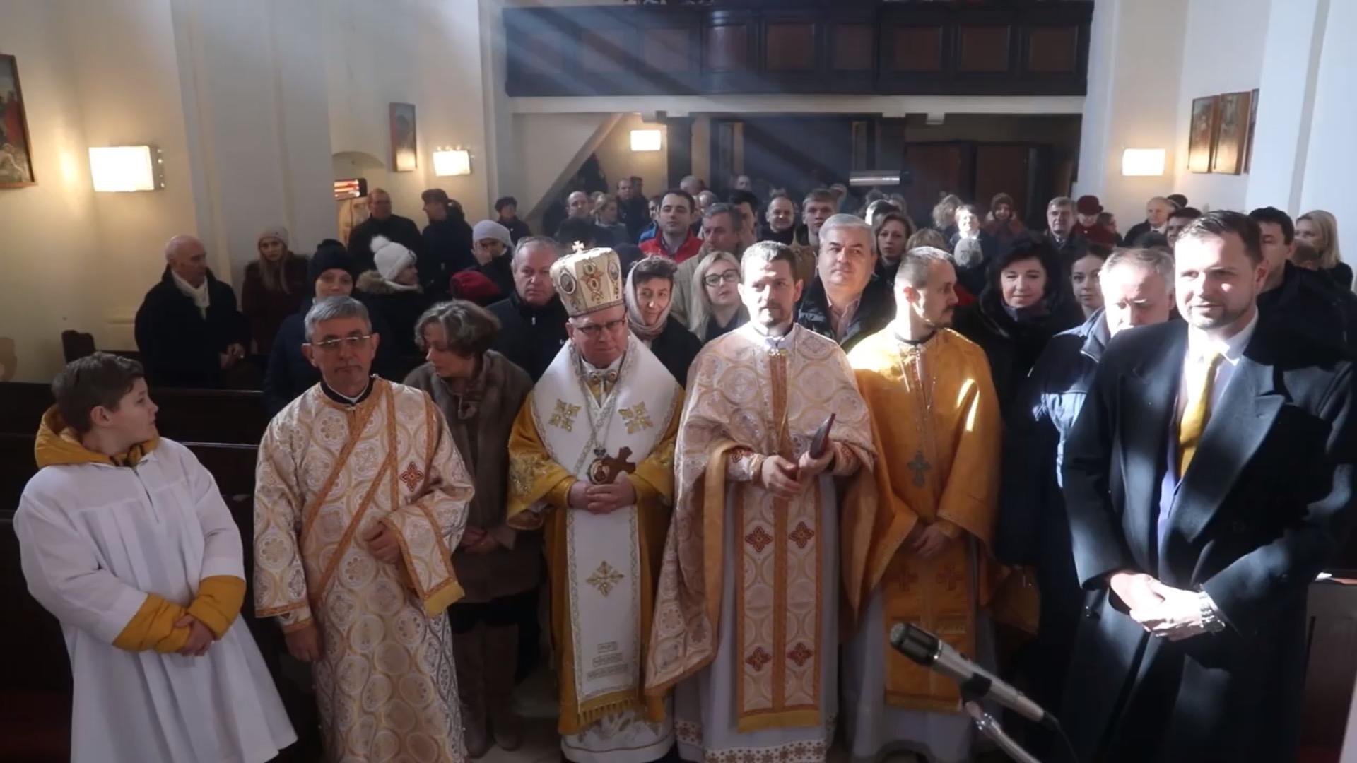 Перша Архиєрейська літургія українською мовою у Братиславі