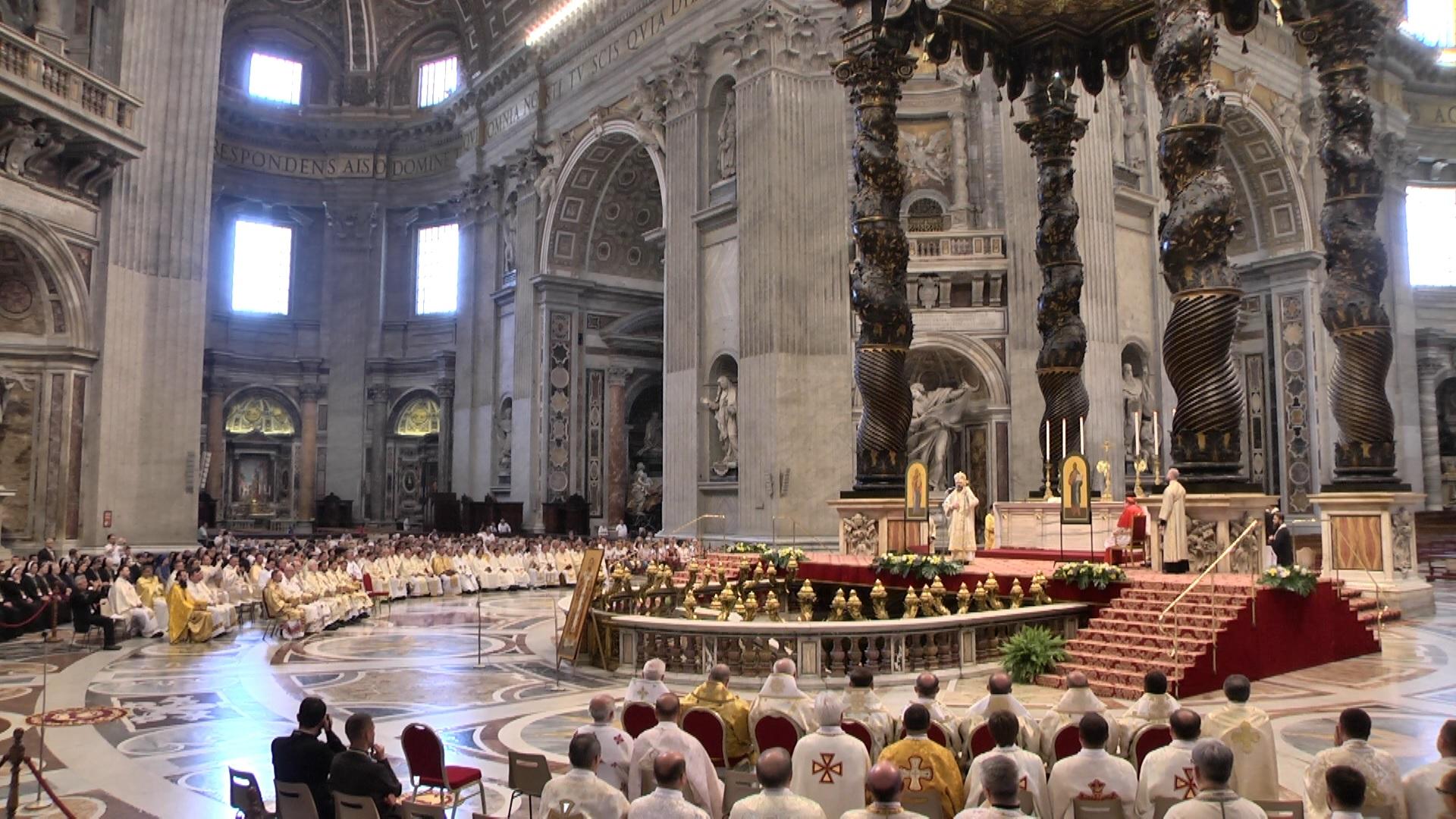 Архиєрейська Божественна Літургія у Базиліці Святого Петра у Ватикані