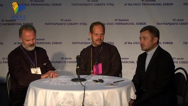 Прес-конференція вл. Кена (Новаківського) та вл. Богдана (Данила) у рамках Патріаршого Собору