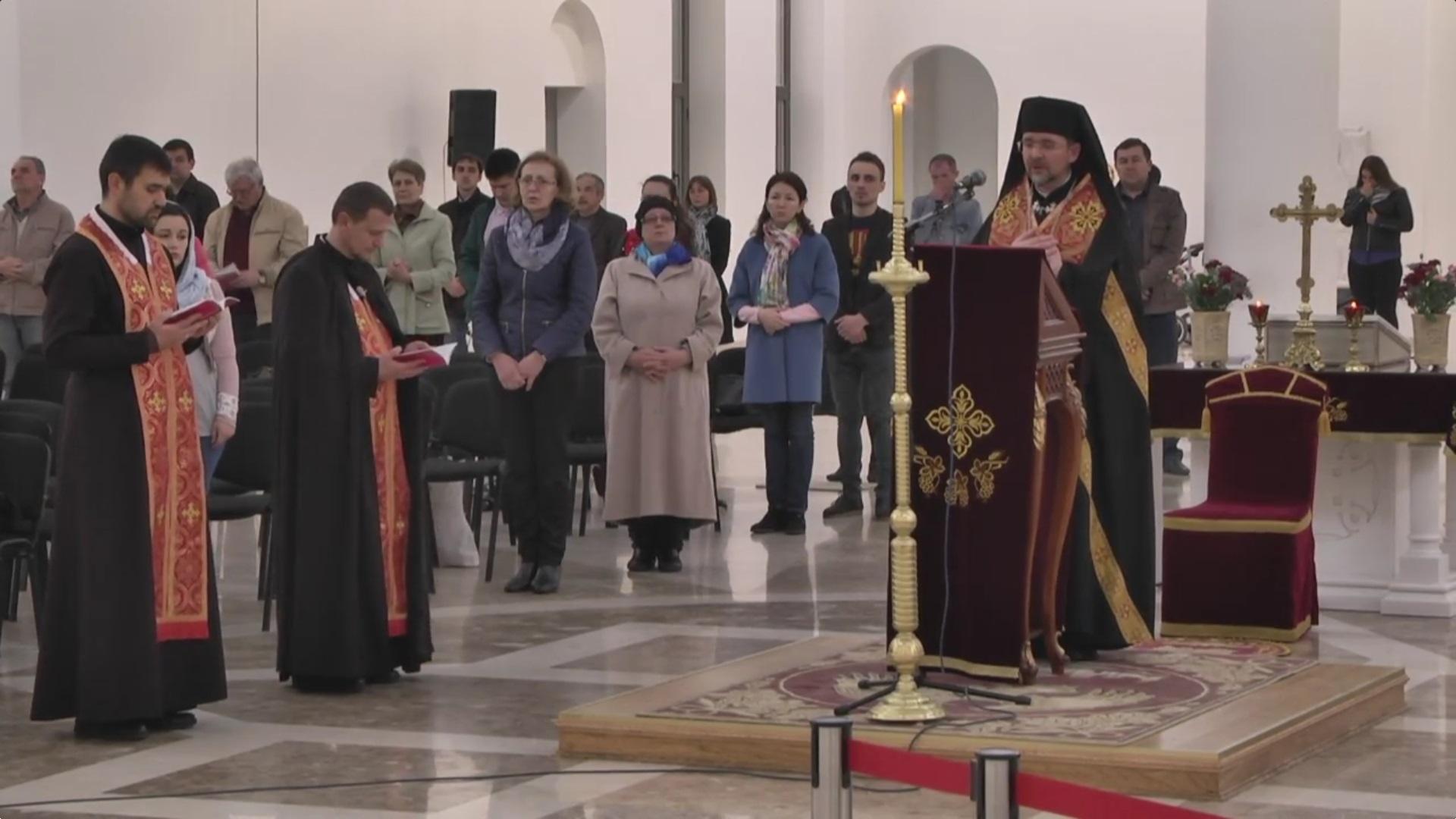 Утреня з каноном Андрея Критського в Патріаршому соборі Воскресіння Христового